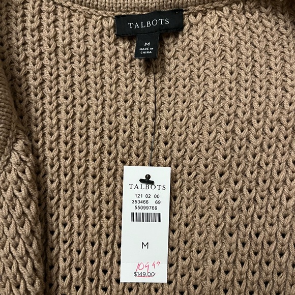 Talbots Chunky Knit Open Cardigan - Picture 5 of 6